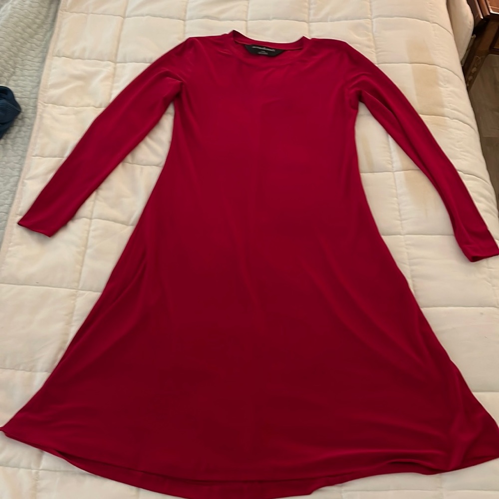 NORMA KAMALI Red tshirt dress small